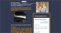 Desktop Screenshot of johnkrantzmusic.com