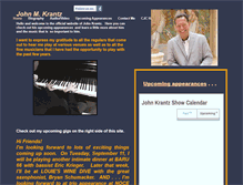 Tablet Screenshot of johnkrantzmusic.com